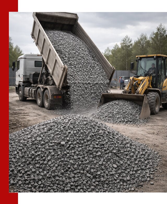 Доставка и продажа щебня гранитного в Устях-Джегуте