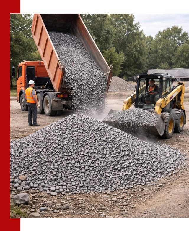 Купить гранитный щебень фракции 5–10 в Устях-Джегуте с доставкой