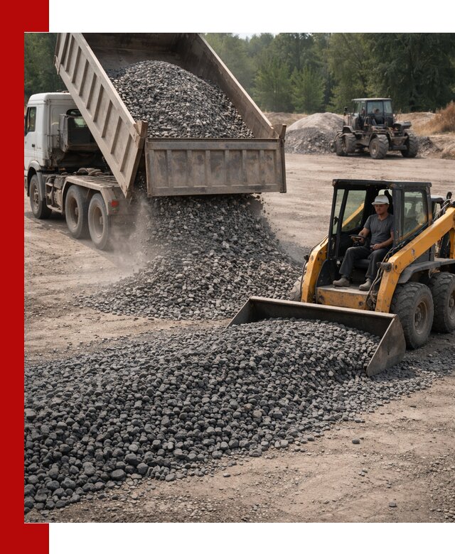 Гранитный щебень фракция 40-70 с доставкой в Устях-Джегуте