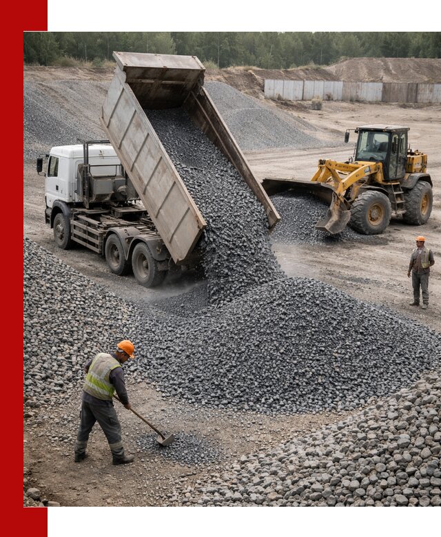 Щебень габбро-диабаз фр. 5-20 с доставкой в Устях-Джегуте