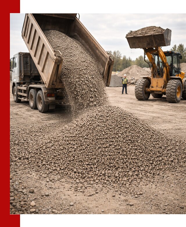 Гравийный щебень фракция 3–10 с доставкой в Устях-Джегуте