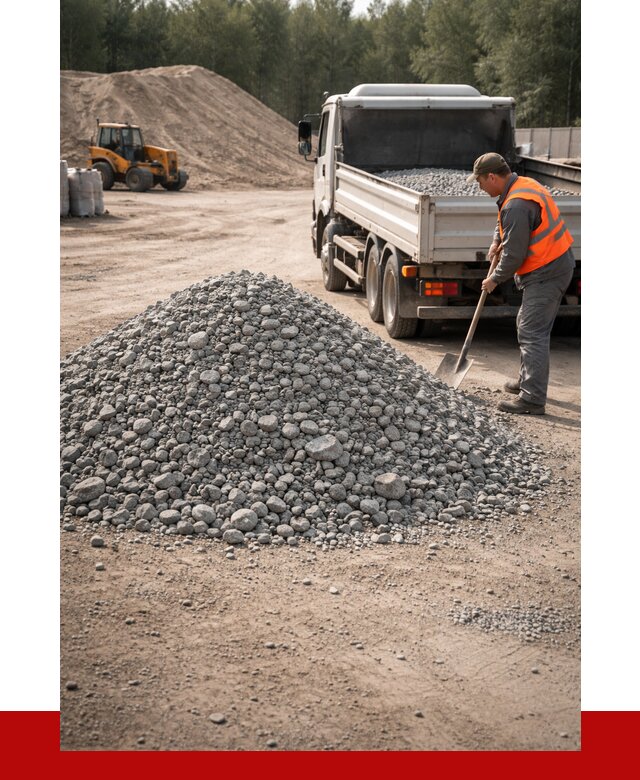 Гравийный щебень фракция 5-10 в Устях-Джегуте от 2227 р. | ПРОНЕРУДСтд