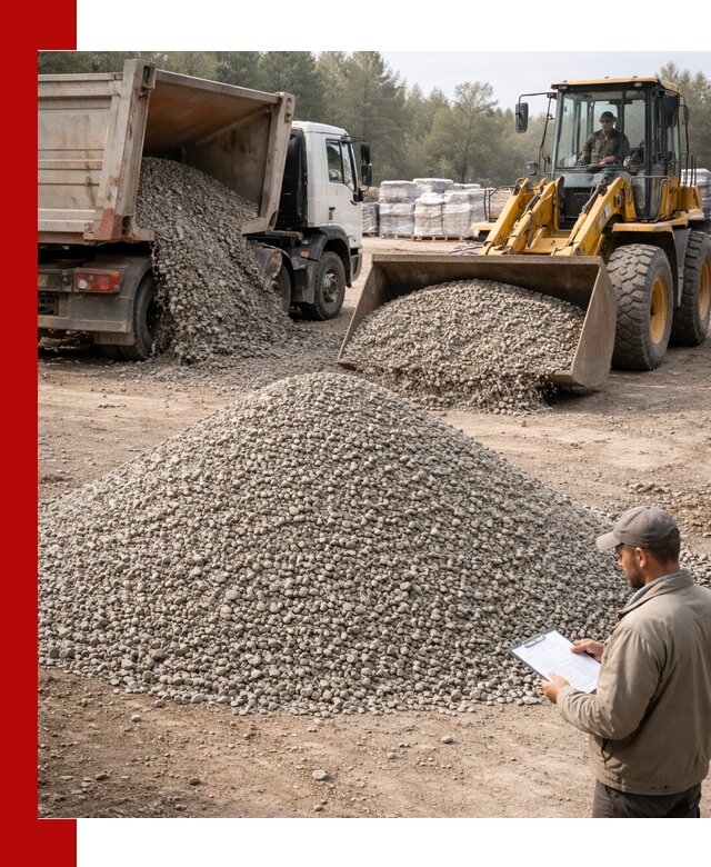 Гравийный щебень фракция 5–10 с доставкой в Устях-Джегуте