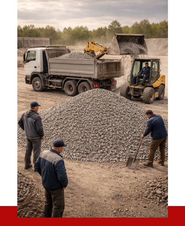 Гравийный щебень фракция 5-20 в Устях-Джегуте от 2430 р. ПРОНЕРУДСтд