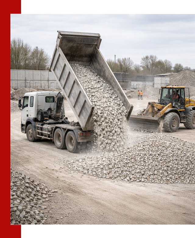 Доставка и продажа известнякового щебня в Устях-Джегуте