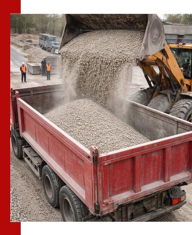 Купить известняковый щебень фракции 0-5 с доставкой в Устях-Джегуте