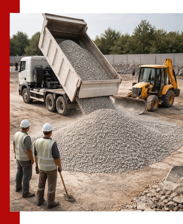 Купить известняковый щебень фракции 5–10 мм с доставкой в Устях-Джегуте
