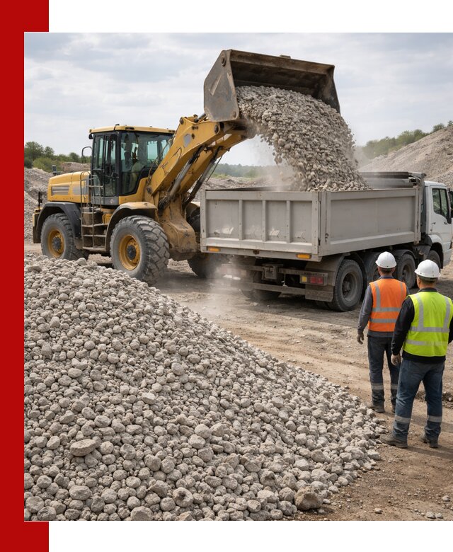 Доломитовый щебень фракция 40–71 доставка и продажа в Устях-Джегуте