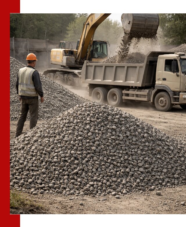Шлаковый щебень фракция 5-20 с доставкой в Устях-Джегуте