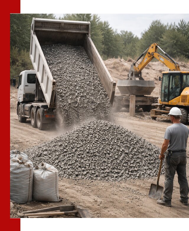 Доставка и продажа бетонного щебня в Устях-Джегуте