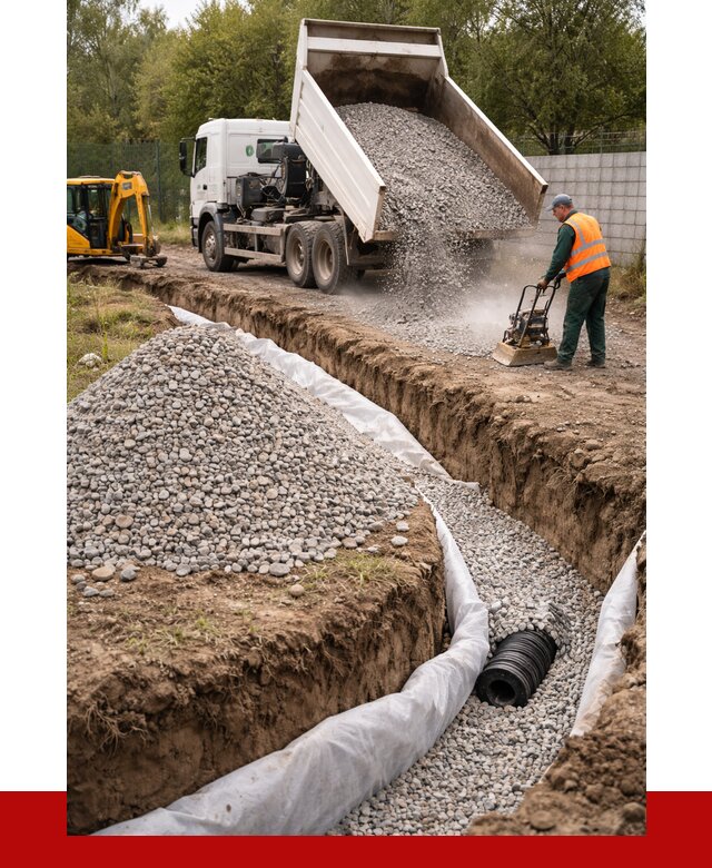 Щебень для дренажа в Устях-Джегуте от 1873 р., ПРОНЕРУДСтд доставка