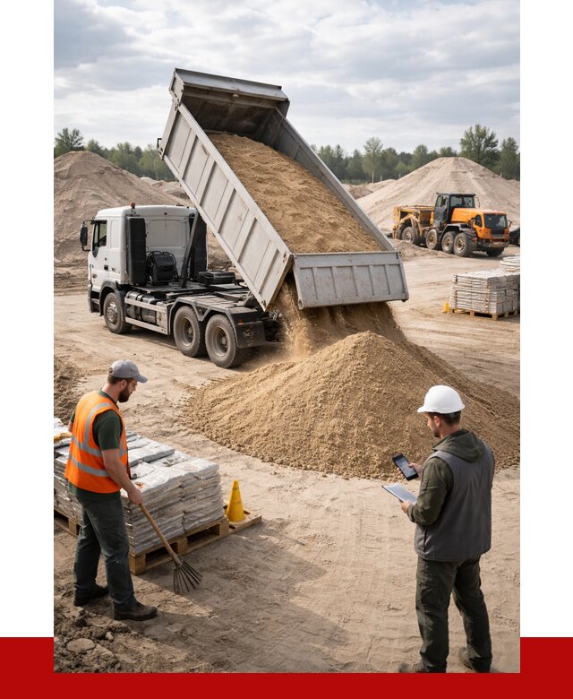 Карьерный песок с доставкой в Устях-Джегуте от 3644 р. ПРОНЕРУДСтд