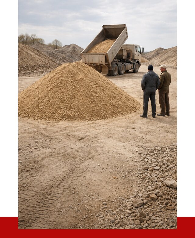 Карьерный песок крупнозернистый в Устях-Джегуте от 8605 р | ПРОНЕРУДСтд