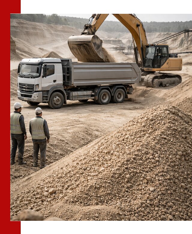 Карьерный крупнозернистый песок с доставкой в Устях-Джегуте