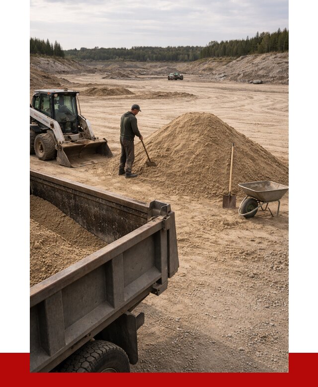 Карьерный песок среднезернистый в Устях-Джегуте, от 2227 р. ПРОНЕРУДСтд