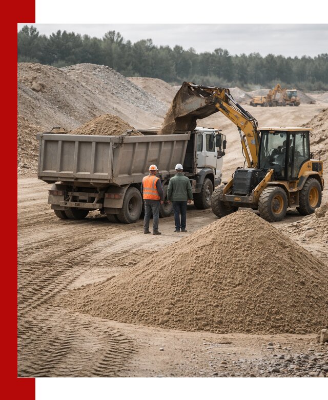 Карьерный среднезернистый песок с доставкой в Устях-Джегуте