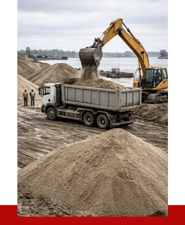 Купить речной песок навалом в Устях-Джегуте от 1822 р., ПРОНЕРУДСтд