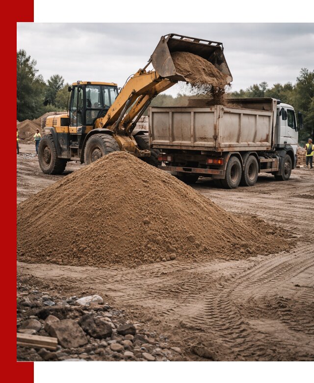 Доставка речного песка навалом в Устях-Джегуте быстро и выгодно