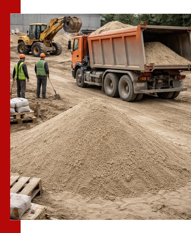 Доставка и продажа мытого речного песка в Устях-Джегуте