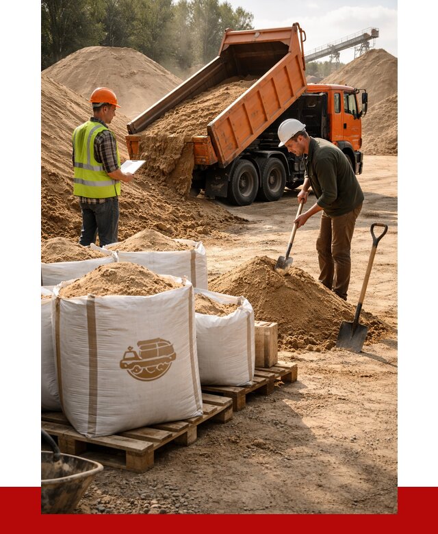 Строительный песок в Устях-Джегуте от 2227 р. с доставкой, ПРОНЕРУДСтд