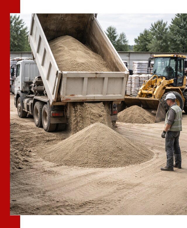 Поставка и доставка песка для бетона в Устях-Джегуте