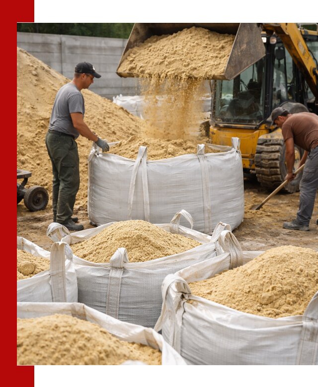 Поставка качественного песка для кладки в Устях-Джегуте