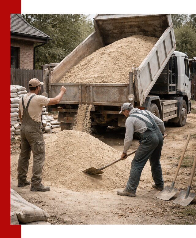 Песок для штукатурки с доставкой в Устях-Джегуте качественный и чистый