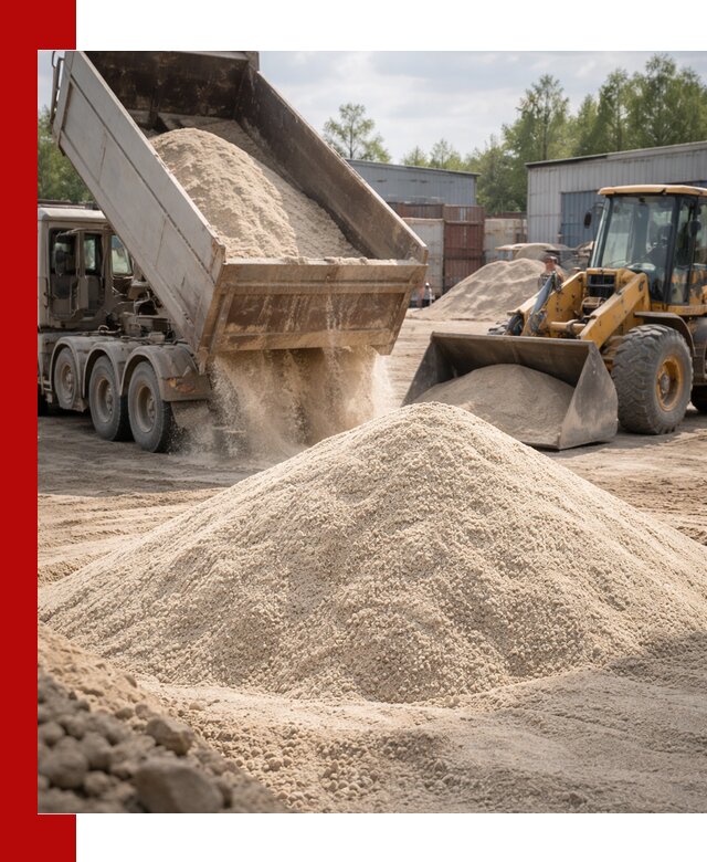 Кварцевый песок с доставкой в Устях-Джегуте для строительных работ