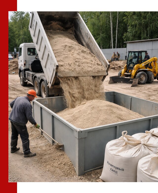 Кварцевый песок для фильтра в Устях-Джегуте — доставка и качество