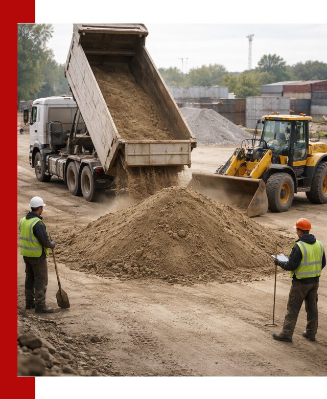 Доставка и продажа пескогрунта оптом и в розницу в Устях-Джегуте