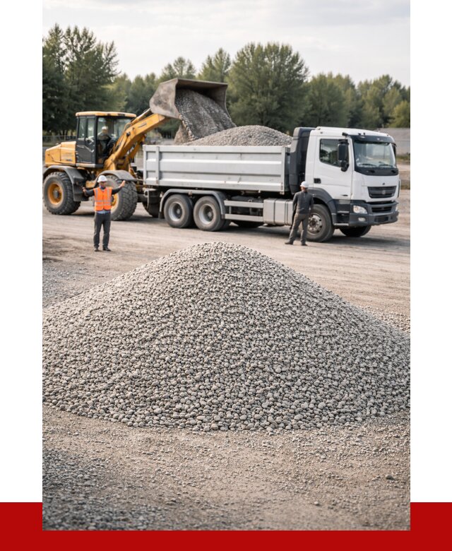 Купить мытый гравий в Устях-Джегуте от 3543 р, доставка ПРОНЕРУДСтд