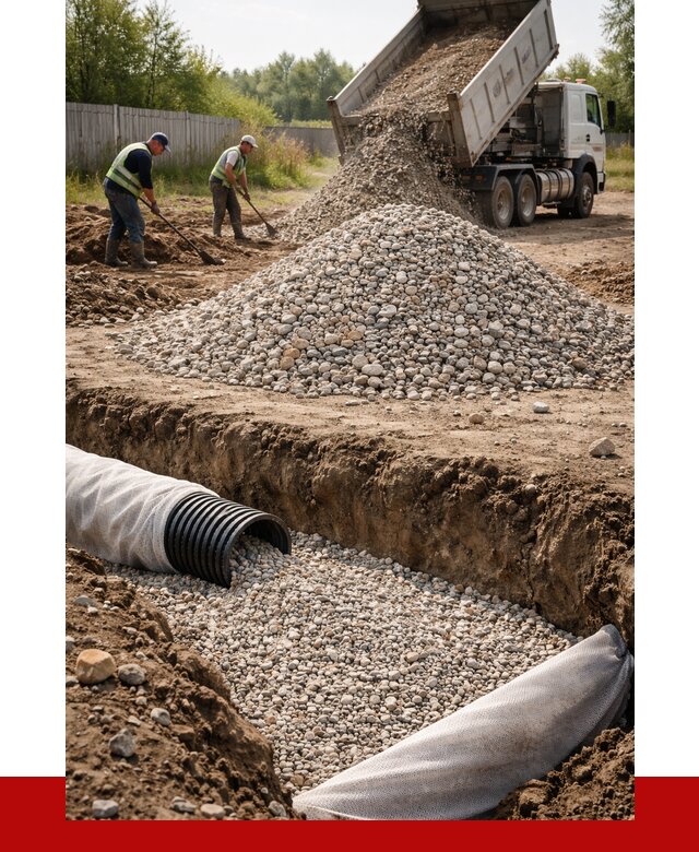 Гравий для дренажа в Устях-Джегуте от 2227 р., доставка ПРОНЕРУДСтд