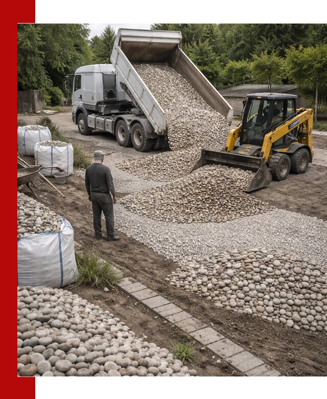 Доставка морской гальки оптом и в розницу в Устях-Джегуте