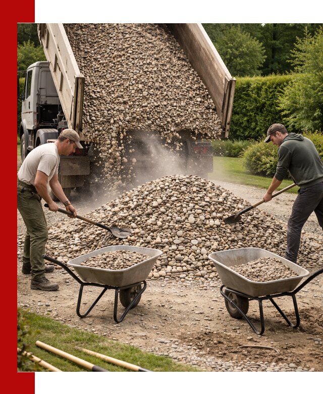 Доставка и продажа декоративной гальки в Устях-Джегуте