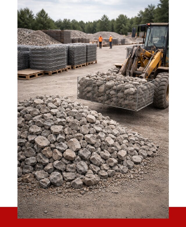 Камень для габионов фракция 70-150 в Устях-Джегуте от 4252 р. | ПРОНЕРУДСтд