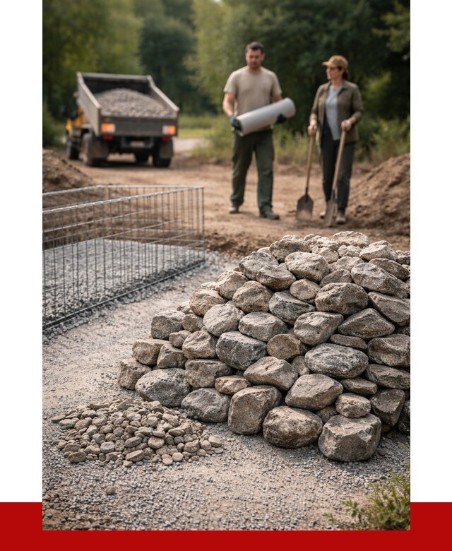 Камень для габионов фракция 100-200 в Устях-Джегуте от 4859 р. | ПРОНЕРУДСтд