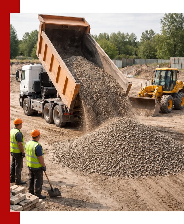 Доставка щебёночно-песчаной смеси ЩПС С7 в Устях-Джегуте