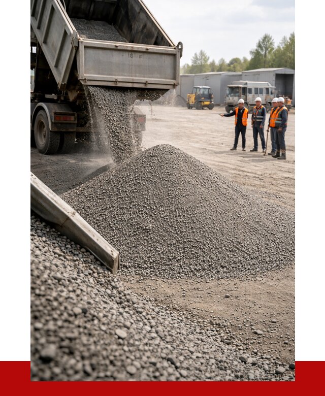 Гравийный отсев 0-5 в Устях-Джегуте от 1215 р. с доставкой | ПРОНЕРУДСтд