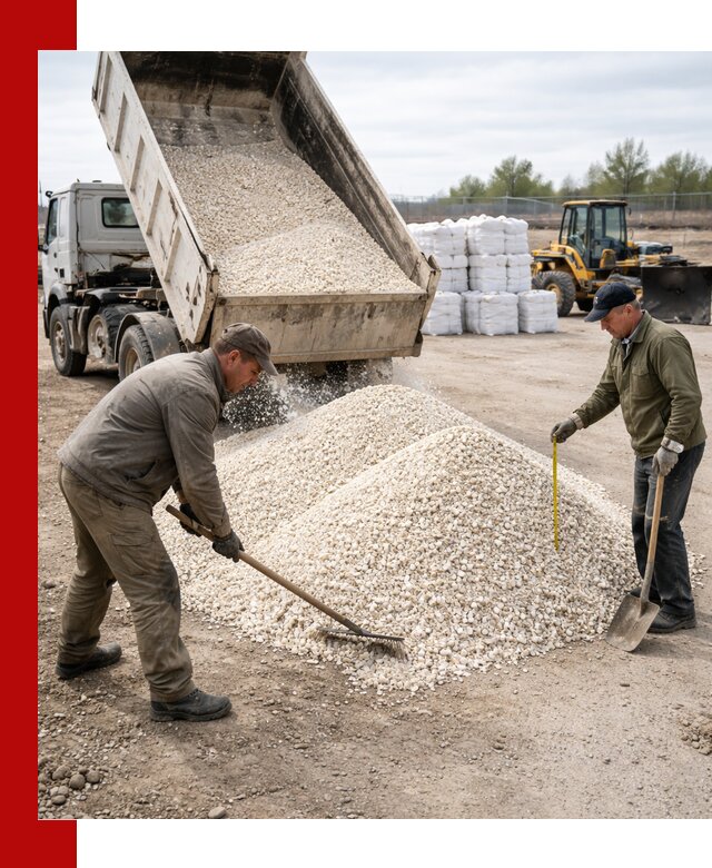 Мраморная крошка с доставкой и разгрузкой в Устях-Джегуте