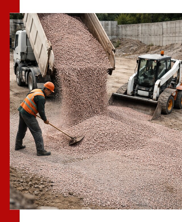 Крошка розовый гранит с доставкой в Устях-Джегуте от производителя