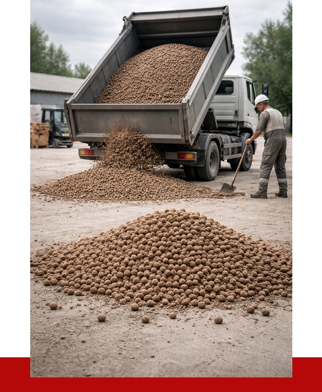 Керамзит с доставкой в Устях-Джегуте от 4252 р. за м3 | ПРОНЕРУДСтд