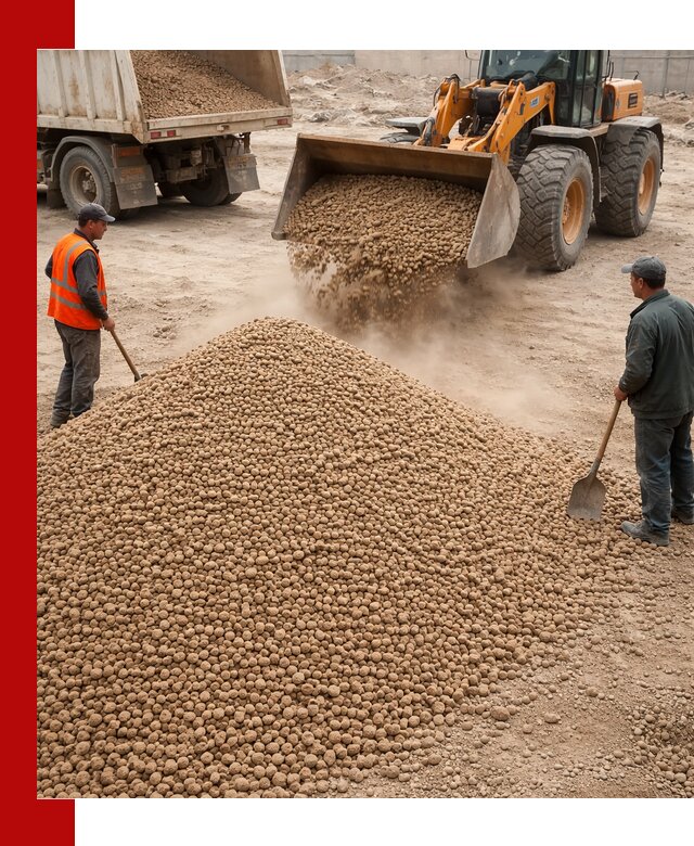 Керамзит фракция 10-20 с доставкой в Устях-Джегуте