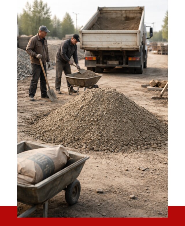 Цементно-песчаная смесь М150 в Устях-Джегуте от 4758 р. | ПРОНЕРУДСтд