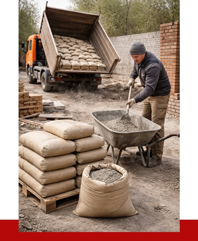 Купить сухую смесь для кладки в Устях-Джегуте от 1215 р. | ПРОНЕРУДСтд