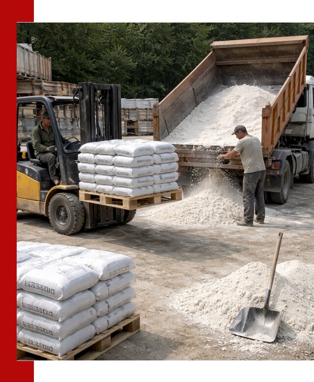 Доставка строительной извести оптом и в розницу в Устях-Джегуте