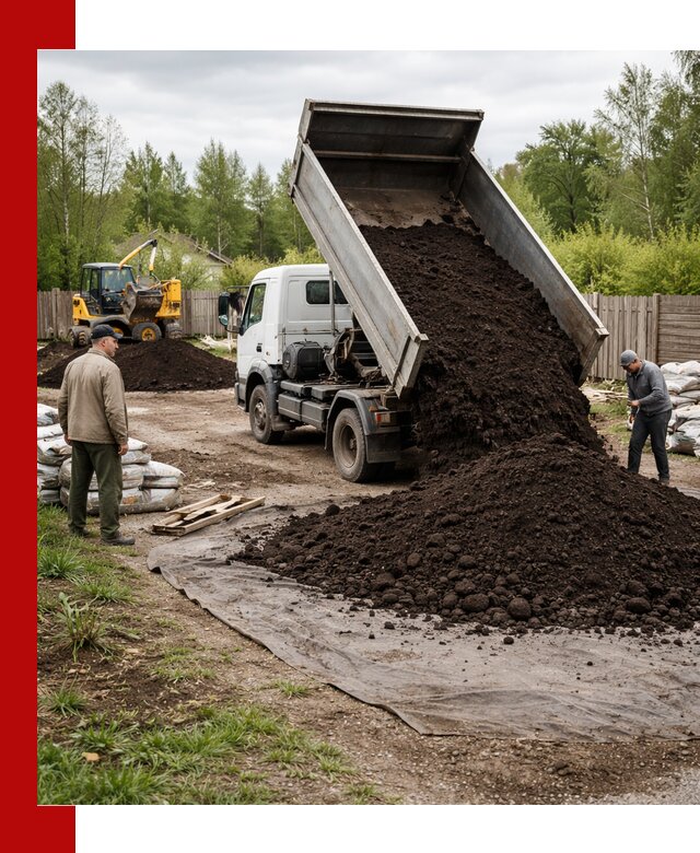 Доставка качественного почвогрунта в Устях-Джегуте оптом и в розницу