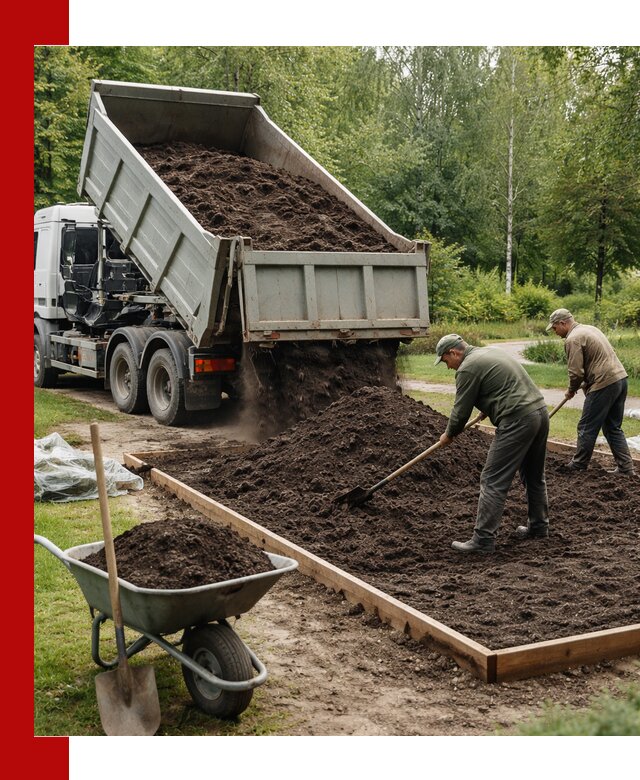 Доставка грунта для озеленения и благоустройства в Устях-Джегуте