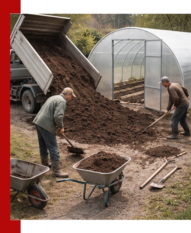 Грунт для теплицы с доставкой в Устях-Джегуте — плодородный субстрат под растения