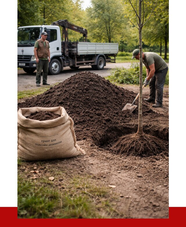 Грунт для посадки деревьев в Устях-Джегуте от 1215 р. | ПРОНЕРУДСтд