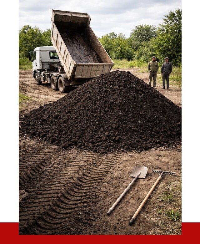 Купить чернозем навалом в Устях-Джегуте от 1215 р. за куб | ПРОНЕРУДСтд